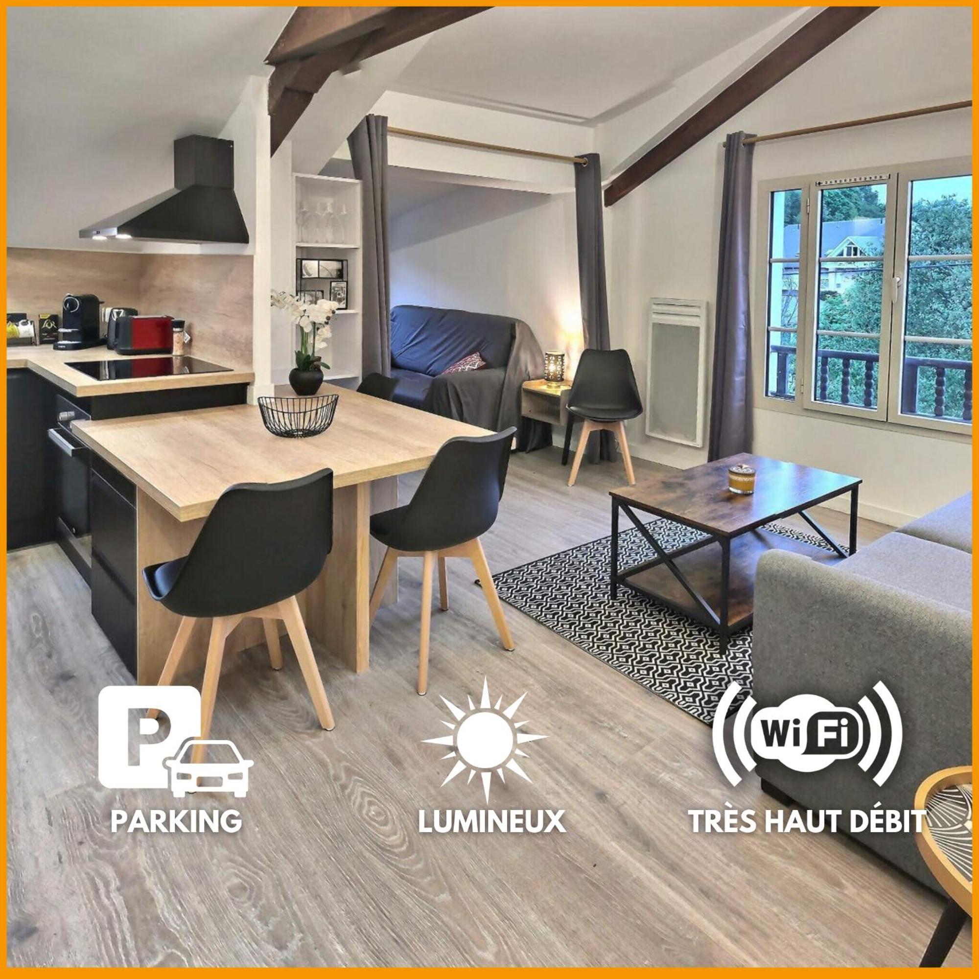 Mignon, T1 Bis Cosy & Calme, Neuf, Parking, Balcon Apartment Gerde ภายนอก รูปภาพ